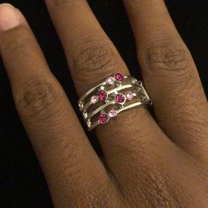 Sparkle Showdown Pink Ring